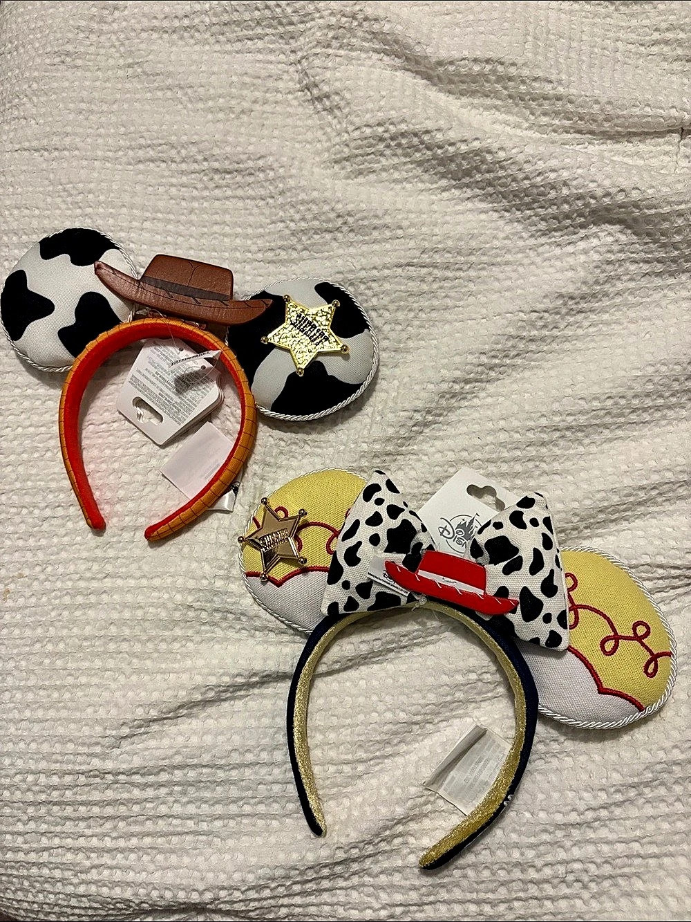 Disney Woody & Jessie Mickey Ears, BNWT